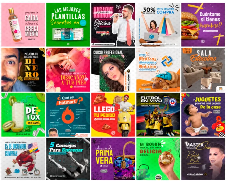 Pack CANVA de Cursos Premium