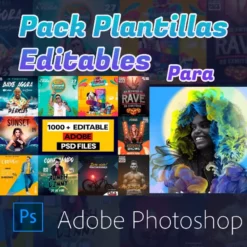 Pack Plantillas Editables Para Photoshop: Diseños Profesionales